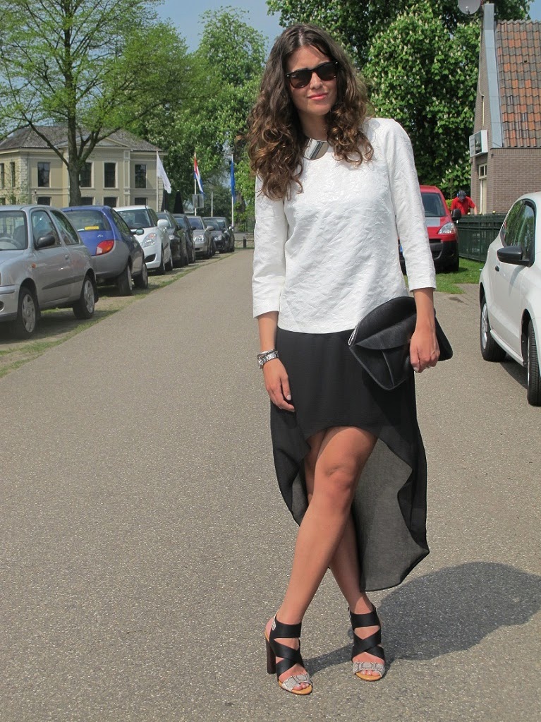 Snake print and asymetric