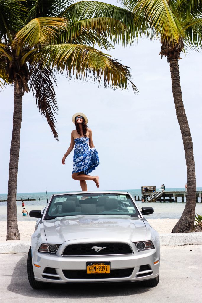 keywest-car-palmtree-hat